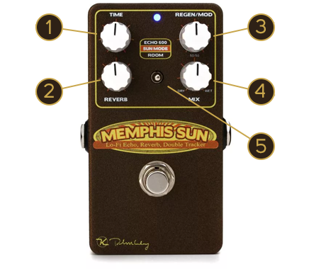 Keeley Memphis Sun Neo Vintage Echo Verb SlapBack DoubleTracker