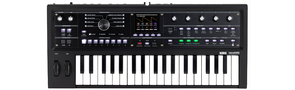 Korg MicroKORG 2 Synthesizer - Black LN144543 - MICROKORG2-BK | SCAN UK