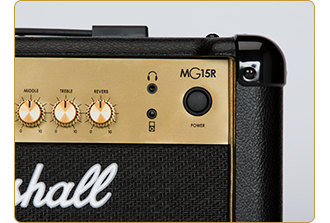 Marshall MG15R 15W Black and gold Guitar Combo with spring