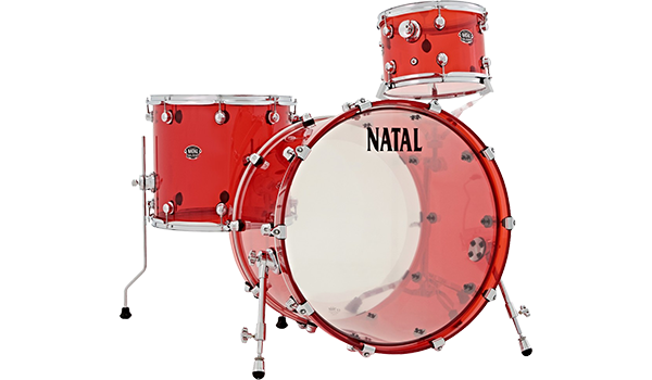 Natal Arcadia Acrylic Shell Pack 12,16,22 - Transparent Red 