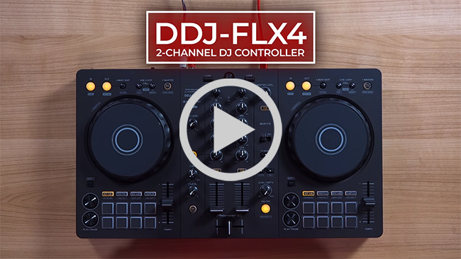 Pioneer DDJ-FLX4 2-Channel DJ Controller LN130836 - PIODDJFLX4.C 