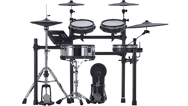 Roland - TD-27KV v2 V-Drums Kit - Double Kick Pedal with Monitor Bundle