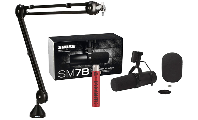 SM7B and Boom Arm - Shure USA