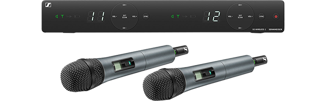 Sennheiser XSW 1-825 DUAL-E 2-Channel Wireless System LN97536