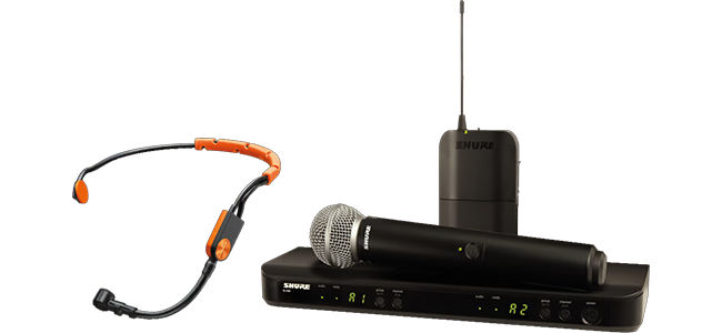 B Stock Shure BLX1288UK SM31 K3E Wireless Combo System LN140531