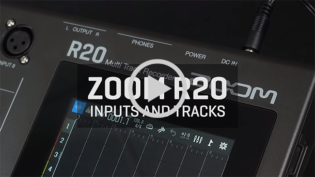 Zoom - R20 Multi-track Portable Recorder LN122306 - 10009575 | SCAN UK