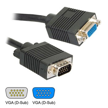 ICIDU SVGA D-Sub Monitor Extension Cable - 2 Metre LN34110 - V-707430 ...