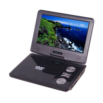 Premier AV SB-D807 7inch Multiregion Swivel Portable DVD player with ...