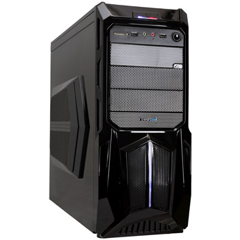 PowerCool PWC-711 Terminator Midi Tower Gaming Case with All In One ...