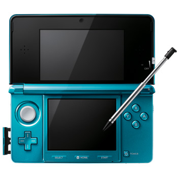 3DS Aqua Blue Hand Held Console LN37770 - NIN923 | SCAN UK