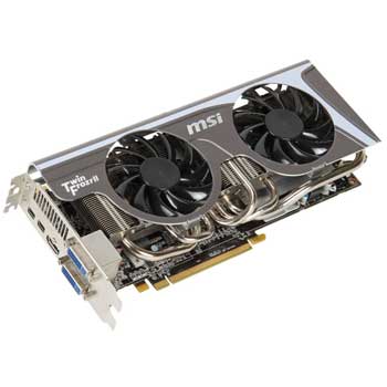 MSI HD 6950 Twin Frozr II/OC ATI - AMD Radeon Graphics Card - 2GB ...