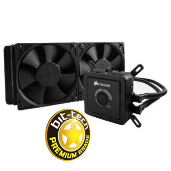 Corsair H100 Hydro Series Extreme Performance CPU Cooler LN39472 ...