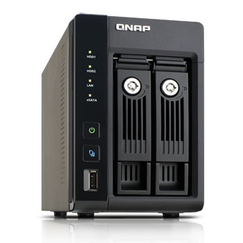 Qnap 2 bay NAS box with USB 3.0 and Atom 2.13GHz Dual-core 1GB Ram ...