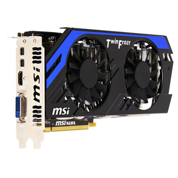 MSI HD7870 Hawk AMD/ATI Garphics Card - 2GB LN46712 - R7870 Hawk | SCAN UK