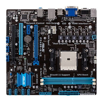 ASUS F2A55-M LE AMD A55 (Socket FM2) DDR3 M-ATX Motherboard LN47309 ...