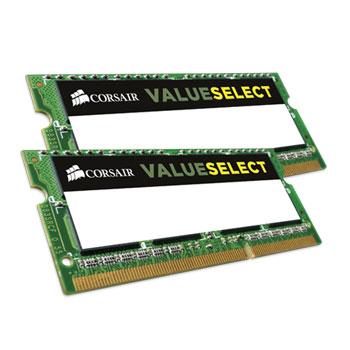 Corsair Value Select 16GB (2x8GB) DDR3 SO-DIMM CMSO16GX3M2A1600C11 ...