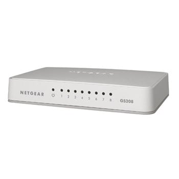 switch network mbps 8 1000 port port 200 8 series Netgear Gigabit 10/100/1000 Mbps Switch