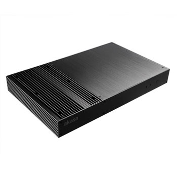 AKASA Galileo Ultra-slim fanless Thin Mini-ITX case VESA mounting ...
