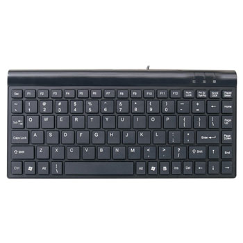 Qwerty Micro Compact USB Keyboard Black Laptop Style LN51784 - QK-188 ...