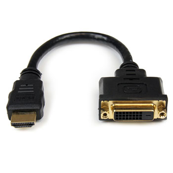 HDDVIMF8IN 20cm HDMI to DVI-D Cable Adapter LN54655 | SCAN UK