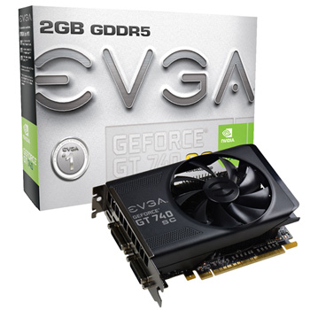 EVGA GeForce GT 740 Superclocked Graphics Card - 2GB LN57493 - 02G-P4 ...