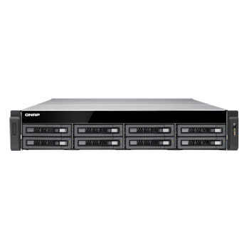 Qnap 8 Bay 2U Rackmount High Performance Unified Storage NAS Solution ...