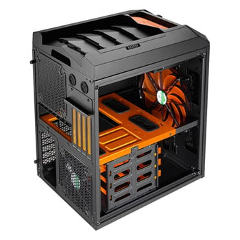 Aerocool X Predator Cube Case Black Orange Ln En Scan Uk