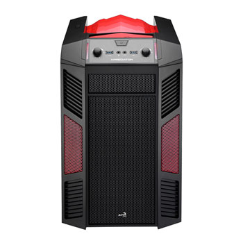 Aerocool X-Predator Cube Case - Black + Red LN60291 - EN52834 | SCAN UK