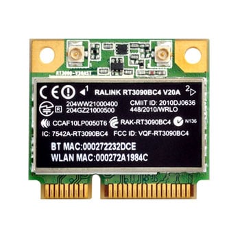 Silverstone Mini PCIe Internal WiFi/Wireless Expansion Card LN61921 - SST-ECW01 | SCAN UK