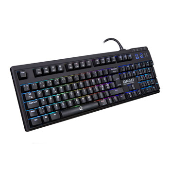 Keyboard with discount individual led keys