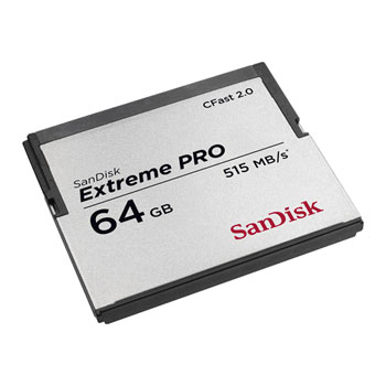 SanDisk Extreme PRO CFast 2.0 Memory Card 64GB LN64175 - SDCFSP