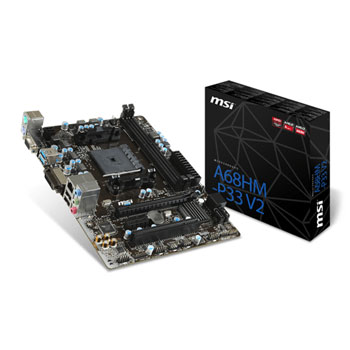 Msi a68hm p33 v2 какой процессор подойдет