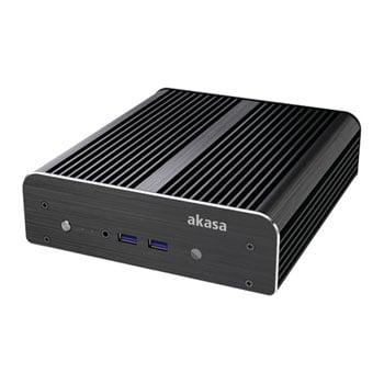 Akasa Newton S Aluminium Fanless Intel NUC PC Case LN65117 - A-NUC15 ...