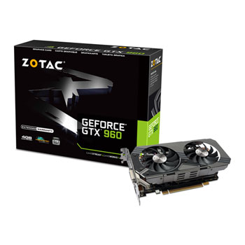 Zotac GeForce GTX 960 Compact NVIDIA Graphics Card 4GB LN66577 - ZT ...