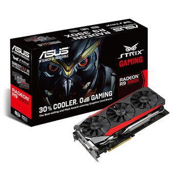 ASUS STRIX Radeon R9 390X DC3 AMD Graphics Card - 8GB LN66922 - STRIX ...