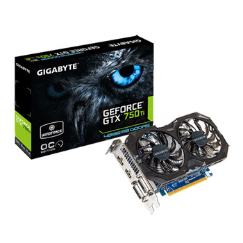 Gigabyte GeForce GTX 750 Ti Overclocked Graphics Card - 4GB LN66897 ...