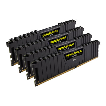 Corsair 64GB Vengeance DDR4 2666MHz RAM/Memory Kit 4x 16GB LN69002 - CMK64GX4M4A2666C16 | SCAN UK