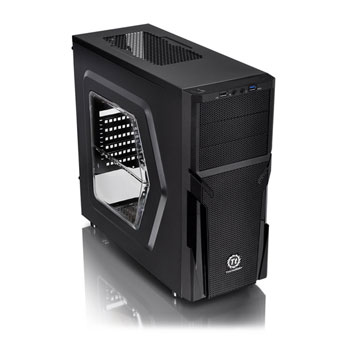 Thermaltake Versa H21 Mid Tower Windowed PC Case LN69182 - CA-1B2 ...