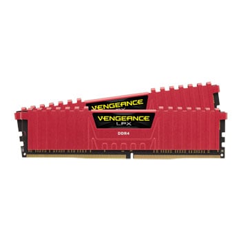 Corsair Red Vengeance LPX 8GB DDR4 2400MHz Memory Kit 2x4GB LN69435 CMK8GX4M2A2400C16R SCAN UK