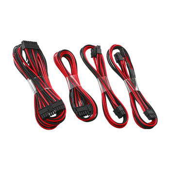 C-Series RMi & RMx PSU Basic Black/Red Cable Kit from CableMod LN70816 ...