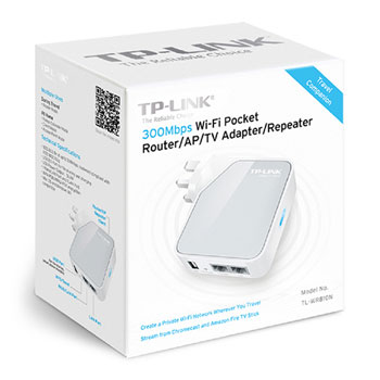 Mini Access Point / Repeater with Built in Power from TP-LINK TL-WR810N ...