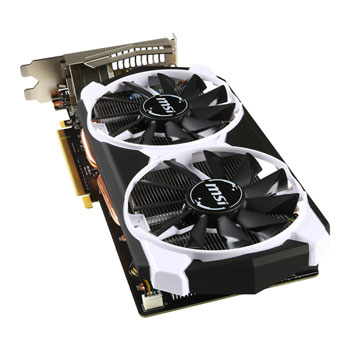 Msi Geforce Gtx 960 Black White Oc Graphics Card 4gb Ln719 Gtx 960 4gd5t Oc Scan Uk