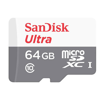 Sandisk карта памяти microsdhc ultra 64 гб