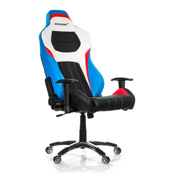 AKRacing Premium Style V2 Gaming Chair in Black White Blue Red