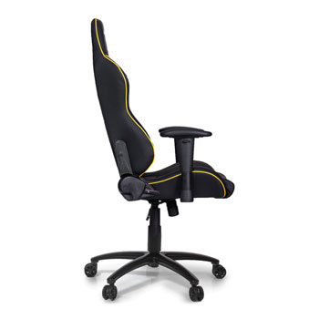 AKRacing Team Dignitas Edition Max Gaming Chair in Black Yellow PU