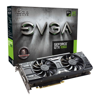 EVGA NVIDIA GeForce GTX 1060 6GB GAMING ACX3.0 Graphics Card LN75739 ...