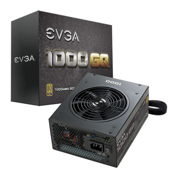 EVGA 1000 Watt GQ Gold Hybrid Modular ATX PSU Power Supply LN77567