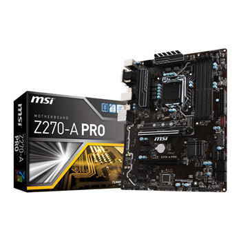 Msi z270 a pro кнопка включения