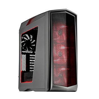 Silverstone SST-PM01TR-W Primera Titanium Gaming Case with RED LEDs ...