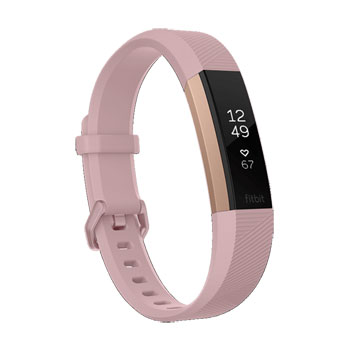 Fitbit Alta HR Large Fitness Smartband Activity Tracker Pink/Gold ...